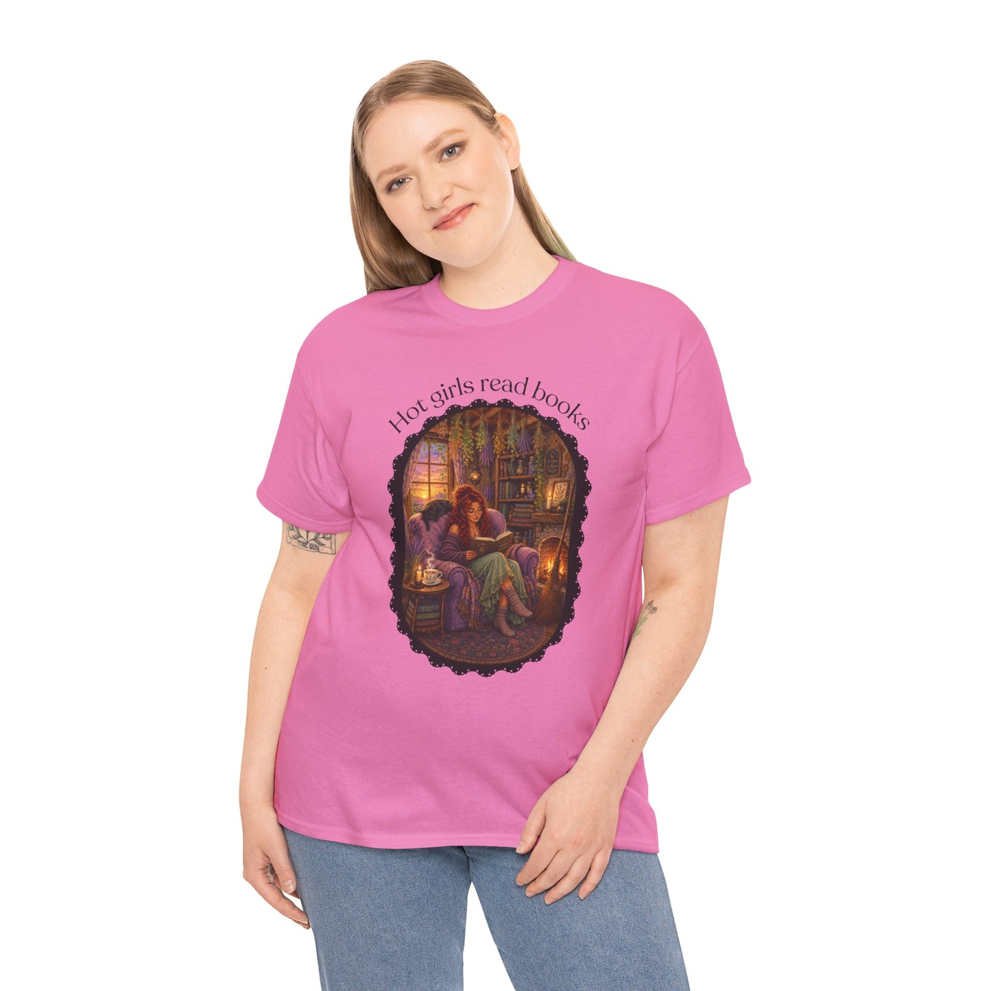Hot Girls Read Books Tshirt | Andi B. Designs