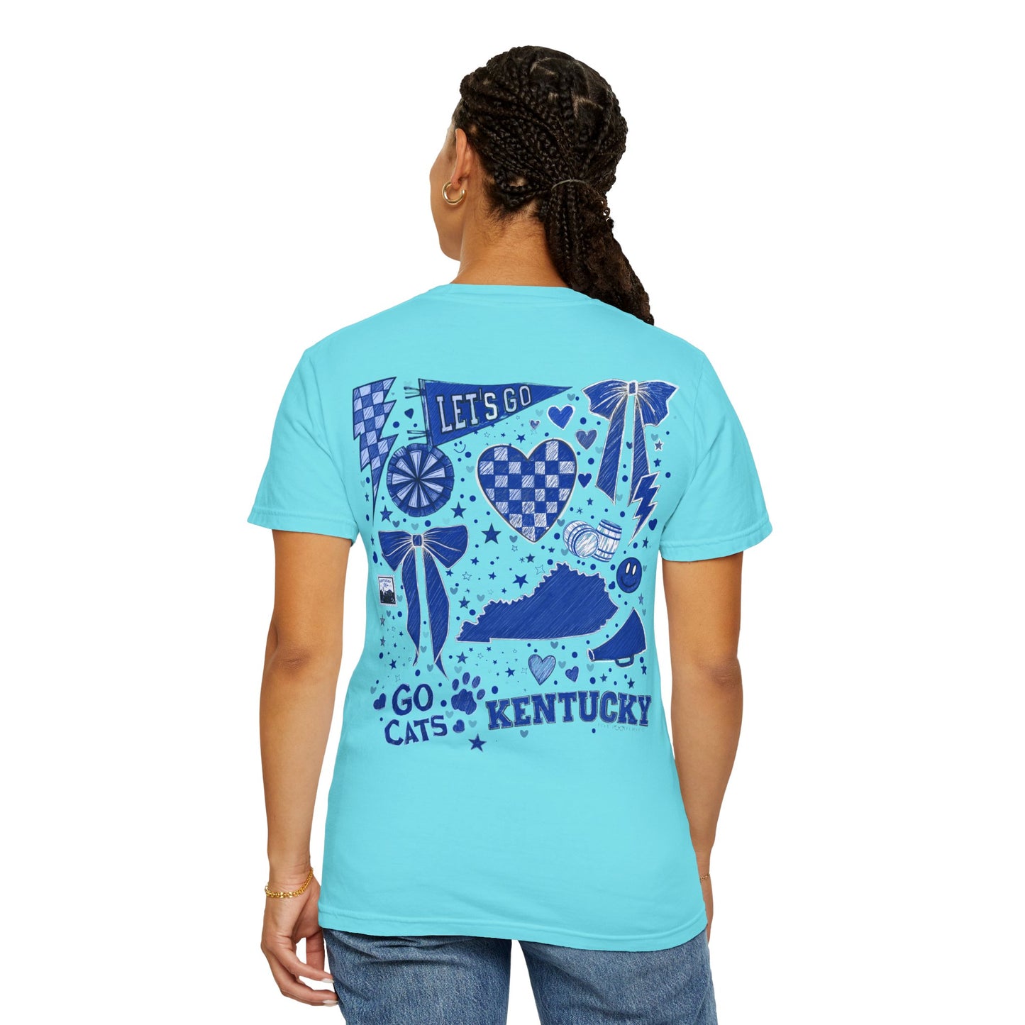 Kentucky Game Day Collage Tshirt | Cute Preppy Coquette