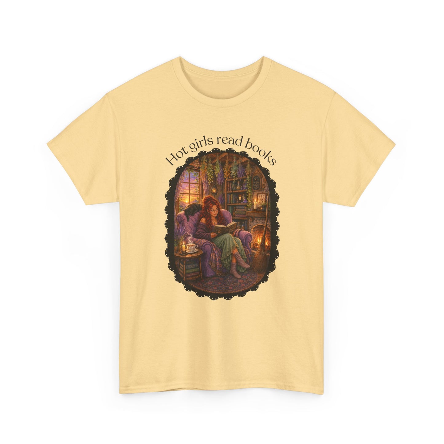 Hot Girls Read Books Tshirt | Andi B. Designs