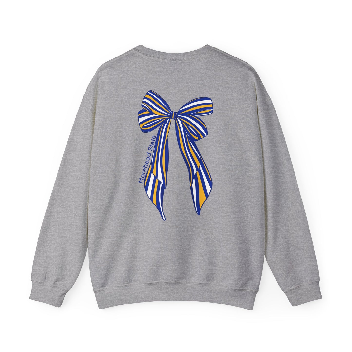 Morehead State Striped Bow Crewneck