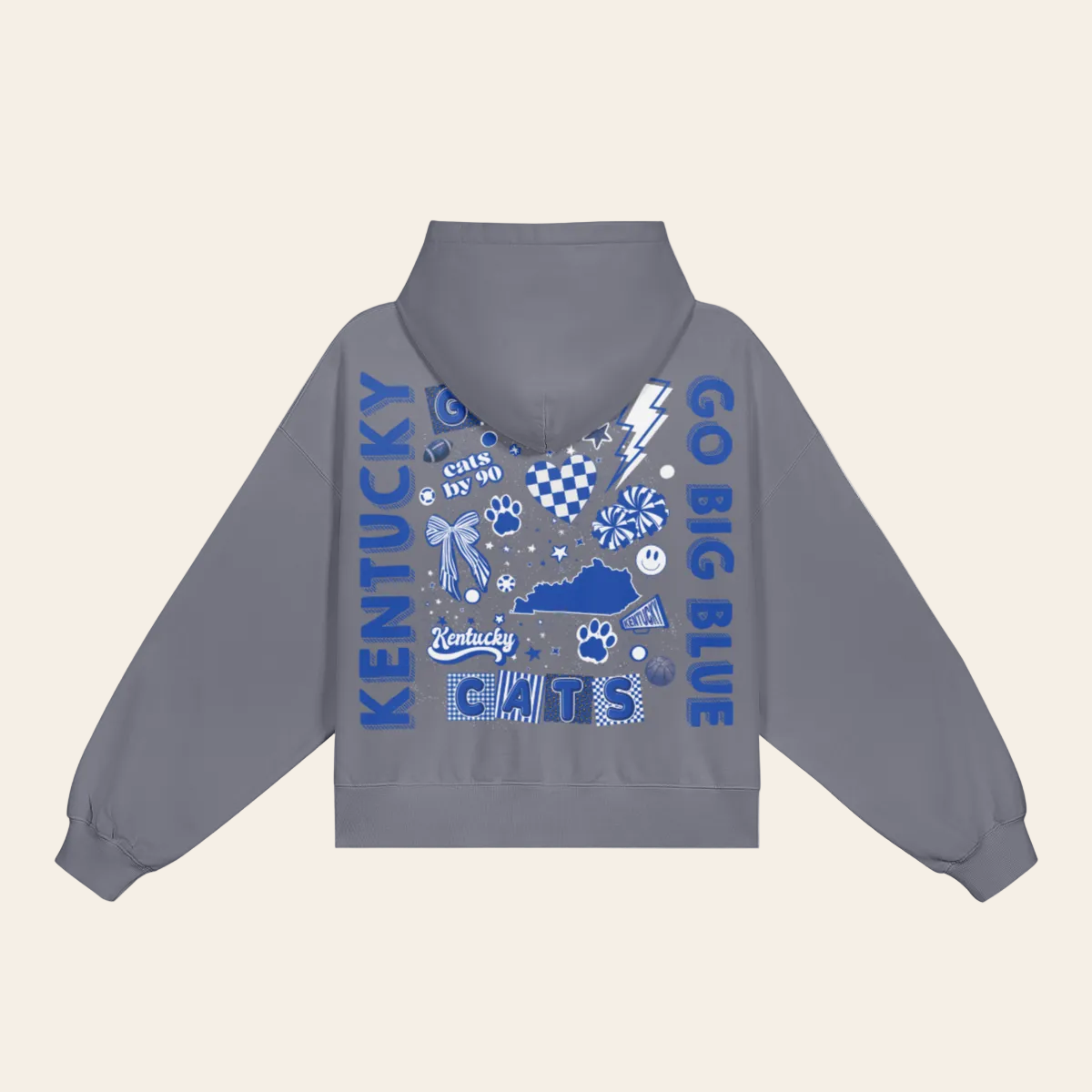 Kentucky Fan Collage Hoodie