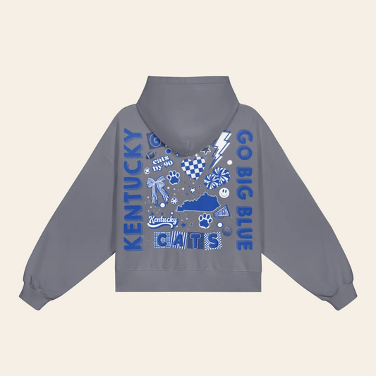Kentucky Fan Collage Hoodie