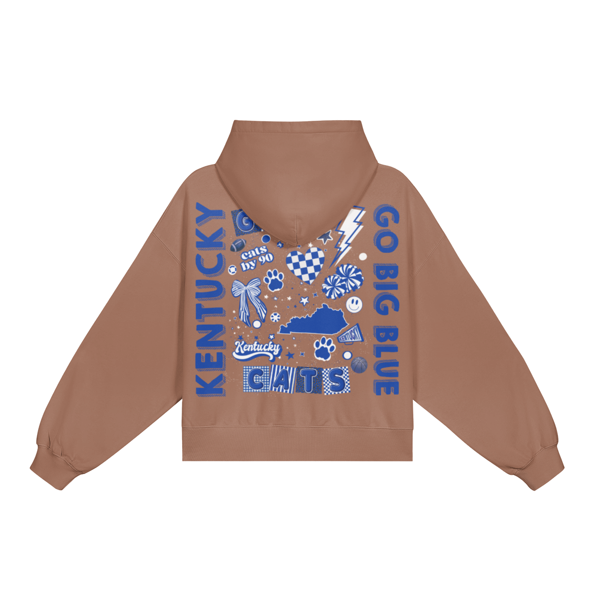 Kentucky Fan Collage Hoodie