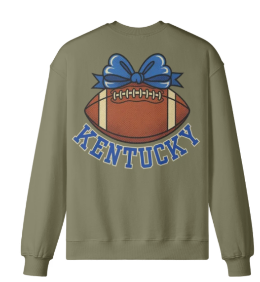 Kentucky Retro Football Crewneck Sweatshirt