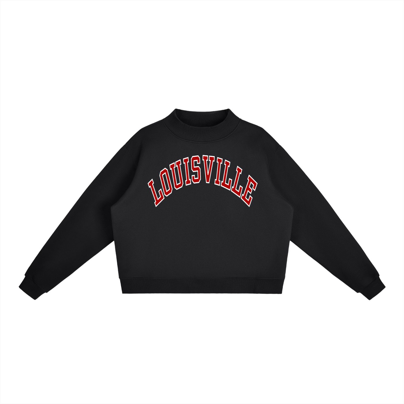 Louisville,Parke Dupe,UofL,Cardinals,Parke-Like,Mock,Mock Neck,Trendy