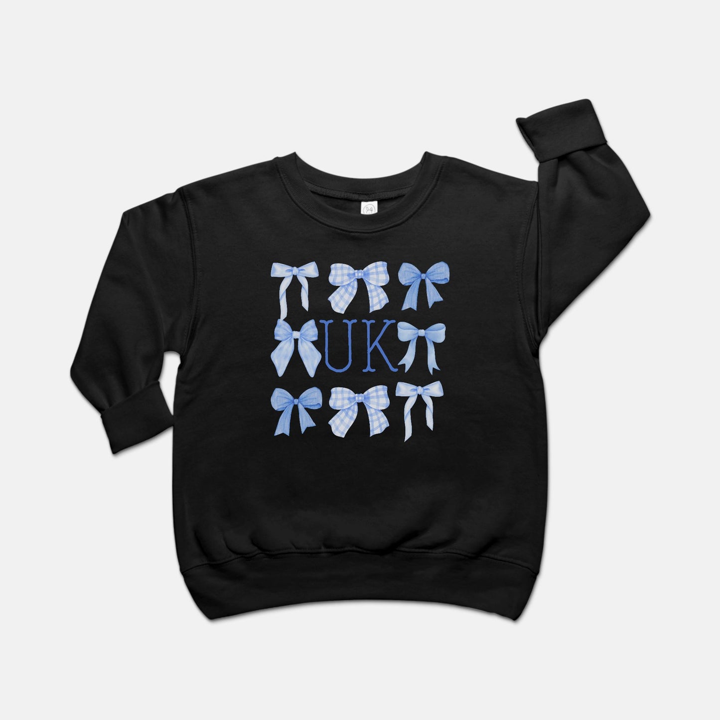 Kentucky Kids Square Bow Crewneck