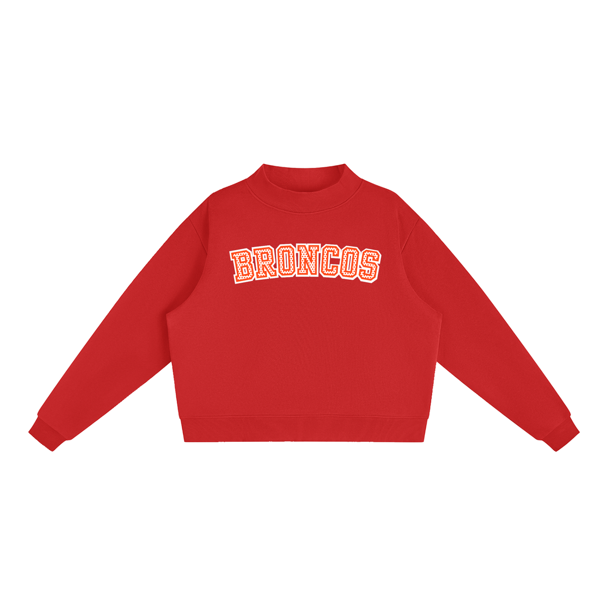 Broncos Mock Neck Sweatshirt