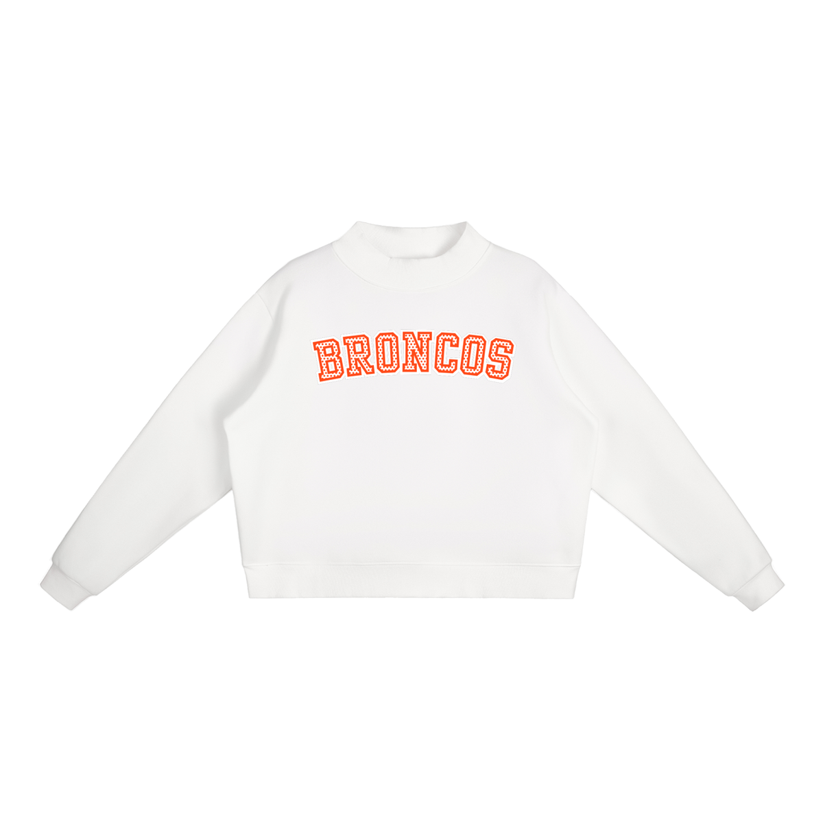 Broncos Mock Neck Sweatshirt