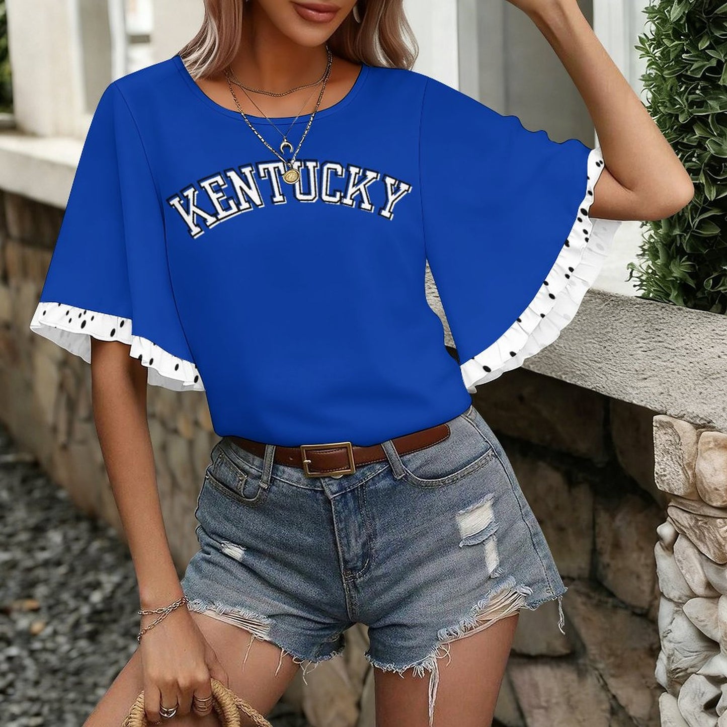 Kentucky Flared Sleeve T-shirt