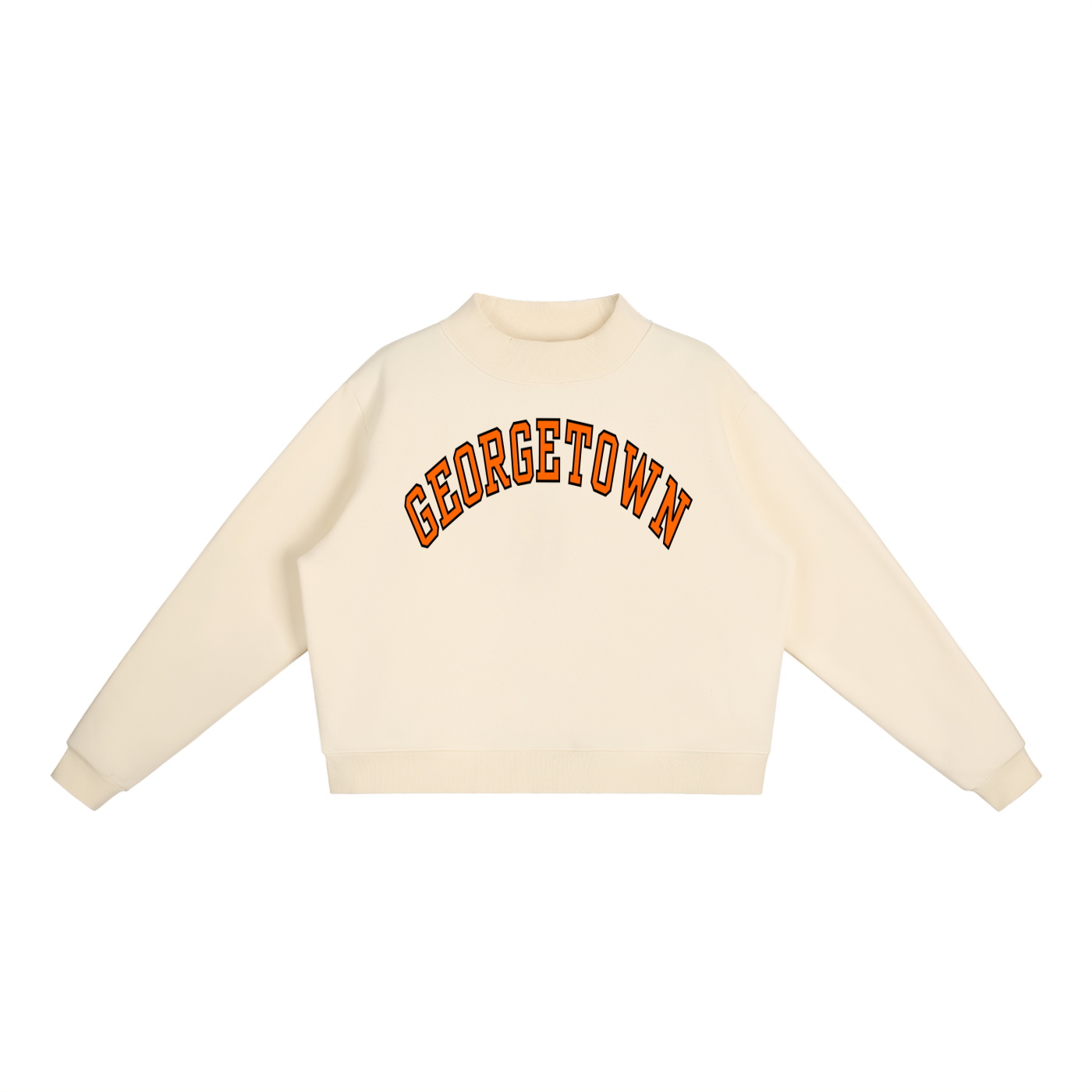 Georgetown College,Tigers,Georgetown ,Parke Dupe,Parke-Like,Mock,Mock Neck,Trendy
