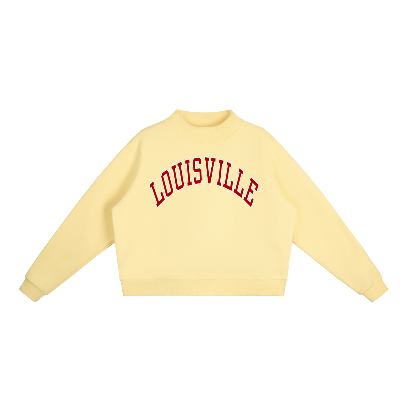 Louisville,Parke Dupe,UofL,Cardinals,Parke-Like,Mock,Mock Neck,Trendy