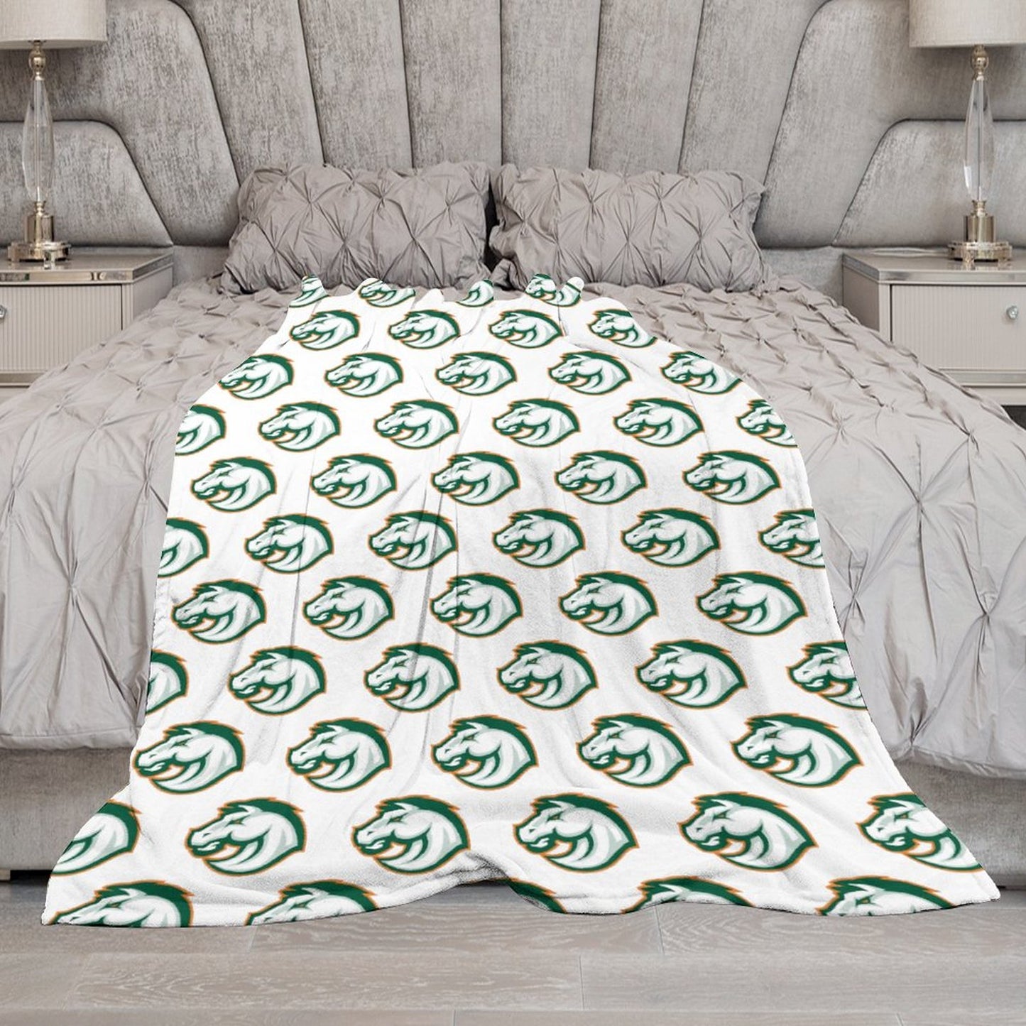 Frederick Douglass High School Flannel/Fleece Baby Blanket