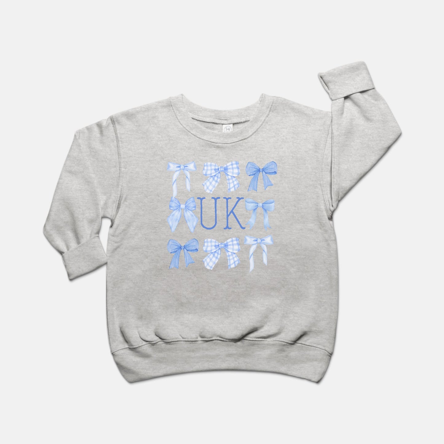 Kentucky Kids Square Bow Crewneck