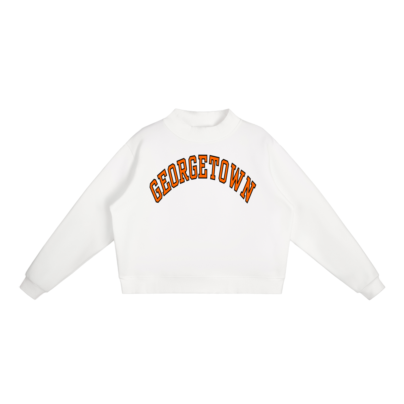 Georgetown College,Tigers,Georgetown ,Parke Dupe,Parke-Like,Mock,Mock Neck,Trendy