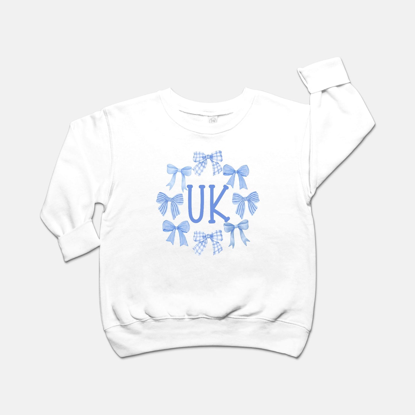 Kentucky Kids Circle Bow Crewneck